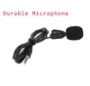 Microfones Nyligen mini Lavalier Mic 3,5mm Jack Tie Clip Microphones Smarttelefoninspelning PC-klipp-på-lapel för SPE BBytut Packing2010