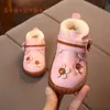 BAMILONG born Baby Winter Boots Infant Girls Baby Snow Boots Toddler Fur Warm Boots Soft Bottom Little Kids Footwear LJ201202