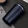 BAISPO Tazza portatile da viaggio ecologica in acciaio inossidabile Tazza da caffè Latte Thermos Tazza da regalo in stile business Regali creativi Boccette per vuoto Y200106