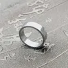 Fashion Luxury 925 sterling silver skallband 6mm ringar för män och kvinnor älskare Party löfte mästerskap smycken gåva inte blekna