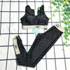 Hochelastisches Sport-Outfit für Damen, kurzärmelig, Sportbekleidung, Designer-Buchstabe, Yoga-Leggings, Damen, lässig, Fitnessstudio, Kleidung2193783