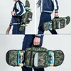 Multifunktionell skateboard Sports Ryggsäck Foldbar Camouflage Fitness Athletic Bag Men Works Workout Shoulder Bag Gym Stuff Q0705