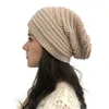 ユニセックスニット帽子冬の男性女性ビーニー暖かいスカルキャップラベルデザインかぎ針編み帽子乱雑な小屋ニットヒップホップハットゴロス屋外イヤーマフ