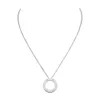 Vite in acciaio al titanio Collana AMORE per donne Ragazze Ciondolo scorrevole Collari Neckalce Collier Femme Fashion Jewely 200928