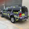 Nero Grigio Giallo Camouflage Car Sticker Decal Camo Car Wrap Foil Con Bolle D'aria Per Car Body Wrapping con Air Release233U