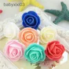 USA zapasowe prezenty dla kobiet 500 sztuk 3.5 cm Mini Pe Foam Rose Flower Head Sztuczne Rose Kwiaty Handmade DIY Wedding Home Decoration świąteczna impreza