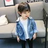 Childrens Clothing Girls Hooded Denim Jackets Outerwear Children Patchwork Clothes Kids Fashion Pockets Coat Baby Girl Outfits1