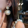 Love Fashion Channel Women Designer Lady Rose Flower Crystal Rhinestone Pierced Ear Stud Earrings 925 Sterling Silver2251