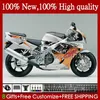 Bodys för Honda CBR 893RR 900RR CBR893RR 1994 1995 1996 1997 Orange Silver 95HC.52 CBR893 CBR900 CBR 900 893 RR CBR900RR 94 95 96 97 FAIRING