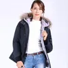 Nuova giacca inverno pelliccia di pelliccia di pelliccia di alta qualità Donne più taglia casual Bio Fluff spessa parka con cappuccio caldo cappotti invernali di cappotto 200928