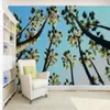 Personality woods wallpapers TV background wall paper 3d murals wallpaper for living room