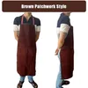 Professional Welding Apron Leather Cowhide Protect Cloths Carpenter Blacksmith Garden Clothing Working 211222