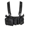 Tactical Camouflage Chest Rig Molle Vest Accessory Mag Pouch Magazine Bag Carrier Outdoor Sports Airsoft Gear Combat Assault NO06-035