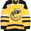 Homens negros real bordado completo Vintage Cincinnati Stingers Away Hockey Jersey 100 Bordado Jersey ou personalizado qualquer nome ou número 3741724