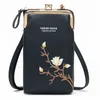 3pcs Messenger Bags Women PU Floral Prints Vertical Section Hasp Wallet Mix Color
