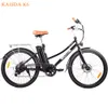 Libre de impuestos sobre el IVA Stock de la UE KAISDA K6 36V 10Ah 26 pulgadas 350W Motor City Bike Mujer Dama Bicicleta eléctrica Conveniente y elegante E-bicicleta