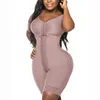 Full Body Shaper High Compression Garent Skims Shapewear met haak en oogsluiting Corset Verstelbare BH-taille trainer Fajas 220112