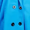 Nuove donne cappotto inverno sottile manica lunga colletto rovesciato autunno miscele giacca ufficio signora cappotto lungo in lana 3XL taglie forti GV782 201103