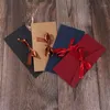 Confezione regalo addensare nastro vintage buste di carta perlescente busta Kraft a 4 colori per regalo di invito a nozze1