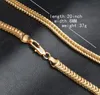 new fashion man woman 6mm plating Gold Fox tail chain Bracelet Necklace Simple accessories Best friend's birthday present