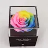 Valentine's Day Gift Packaging Box Preserved Flower Jewelry Cosmetic Gift Box Acrylic Preserved Flower Packaging Box