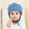 CAPS HATS Baby Protective Helmet Boy Girls Anticollision Safety Spädbarn Toddler Skydd Mjuk hatt för Walking Kids Cap 24 Mont7004597