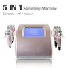 5in1 Ultraljudskavitation Forma vakuum RF Radiofrekvens Slimming Machine 40K Ultraljudsmaskiner Cavi Lipo