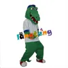 Mascot Costumes844 Costume d'alligator Crocodile vert, mascotte pour enfants et adultes, personnage de dessin animé