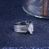 Victoria Wieck luksusowa biżuteria 925 srebrna markizowa markizę Cut White Topaz CZ Diamond Pierścień Kobiety Pierścień ślubna Pierścień Bridal Prezent27677611