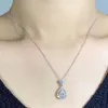 Bling Bling кристалл водослив ожерелье девушка женщин водослив цепь ожерелье ювелирных изделий способ для подарка партии