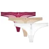 VarsBaby Sequined Thong Transparenta Underkläder Genomskyndar Briefs Low-Rise S-2XL Panties 3pcs / Lot