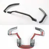 Carbon Fiber Steering Wheel Frame Dashboard Trim för Ford F150 15+ Interiörtillbehör