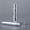 20Pieces/Lot 5ML UV Plating Silver Glass Perfume Bottle Spray Refillable Portable Mini Sample Atomizer
