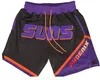 Phoenix''Suns''Men Just Don Hardwood''Classics Pocket Best Pantaloncini da basket in rete