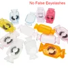 Candy Design Whole False Eyelash Packaging Box Bulk Custom Logo Candy Shape Empty Acrylic Lash Package Case2594076