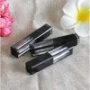 Tubes de maquillage pour lèvres complètes, vide, élégant, noir clair, brillant, masque de sommeil, conteneurs de Gel, bouteilles d'emballage, 20x4ml