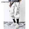 Unsettle Japan Hip Hop Joggers Men/Women Harem Pants Multi-Pocket Sweatpants Streetwear Casual Mens Cargo Pants 201128