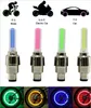 LED Flash Bike Wheel Valve Cap Light Car Bike Rower Motorbicycle Wheel Opon Light Light Light Kolorowe Cycling Bezpieczeństwo Zapalone lampy