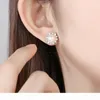 designer earrings Designer Charms Pearl earrings Suitable for Social gathering party Charm Ear jewelry 925 Silver Ohrringe weddin4015151