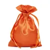 Satin Gift Bags Red Drawstring Bag Gifts Pouches For Christmas Wedding Favor Bag Baby Shower