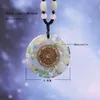 Necklace Orgonite Energy Pendant Resin Jewelry Handcraft Pendant Gathering Wealth Brings Good Luck Woman Necklace