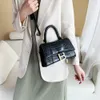 85% Online Shop Textur Kleine Tasche 2022 Neue Mode Einfache Krokodilmuster Metall Frauen Eine Schulter Messenger Bag Umsatz