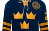 THR # 21 Peter Forsberg Jersey Team Sweden Ice Hockey Jerseys brodé 100% STHITED BLUE CUSTOM Votre nom Numéro