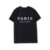 SS Mens Designer T-shirt Fashion Paris Men Women Paren Casual T-shirt Zwart Witstylist Shirts Size S-XXL