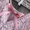 Ins Summer Toddler Girls Lace Lace Cake Robe Enfants sans manches