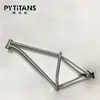 Factory direct sale new disign and popular titanium alloy MTB bike frame gr9 18''with high quality