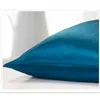 22 Momme Silk -blixtlåsskudde 1 st 100% Nature Muticolor Pillow Case For Healthy Standard Queen King Y200417