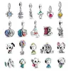 Women 925 Silver Loose Beads Charms Designer Pendants Fit Original Pandora Bracelets Bangles Luxury Jewelry Cute Animal Princess Fashion DIY Making With Gift Box