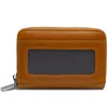HBP 13 Hight Quality Fashion Men Women Real Leather Credit Card Holder Bus Card Case Coin Purse Mini Wallet252n