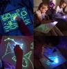 Schrijfbord A3 A4 A5 Grote Papier Licht Lichtgevende Tekening Board Kids Toy Tablet Teken in Donkere Magic met LightFun Fluorescerende Pen Kinderen Educatief Speelgoed